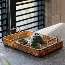 rattan fruit basket product view