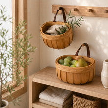 Bamboo Hanging Storage Basket grouped product view
