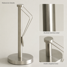 Stainless Steel Paper Towel Holder with Tension Arm