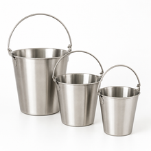 304 Stainless Steel Mini Bucket | 0.7L to 1.8L