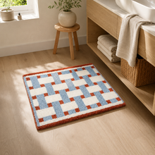 Geometric Tufted Rug 40×60cm | Machine Washable Mat