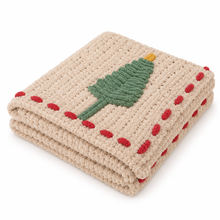 Christmas Tree Throw Blanket 130×160cm | Plush Holiday Decor