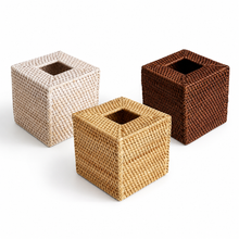 rattan tissue box cover product view