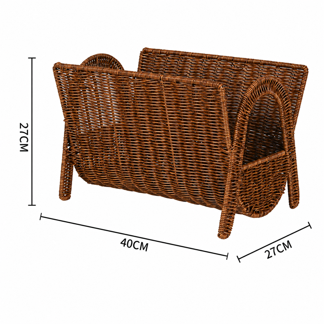 Woven Living Room Basket with Natural Texture close-up texture