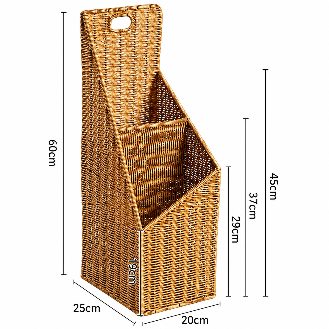 Woven Umbrella Stand for Entryway Storage tabletop or shelf display