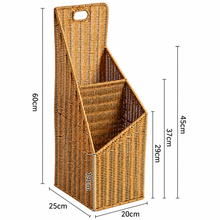 Woven Umbrella Stand for Entryway Storage tabletop or shelf display