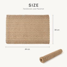 Natural Jute Woven Placemat 44×30cm | 2 Colors