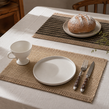 Natural Jute Woven Placemat 44×30cm | 2 Colors