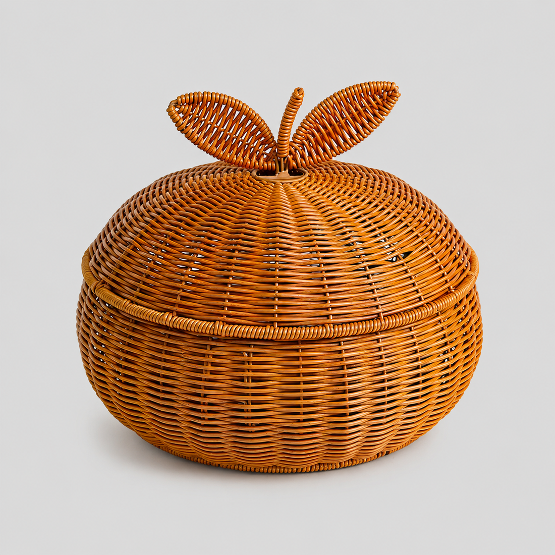 rattan storage baskets with lids product view