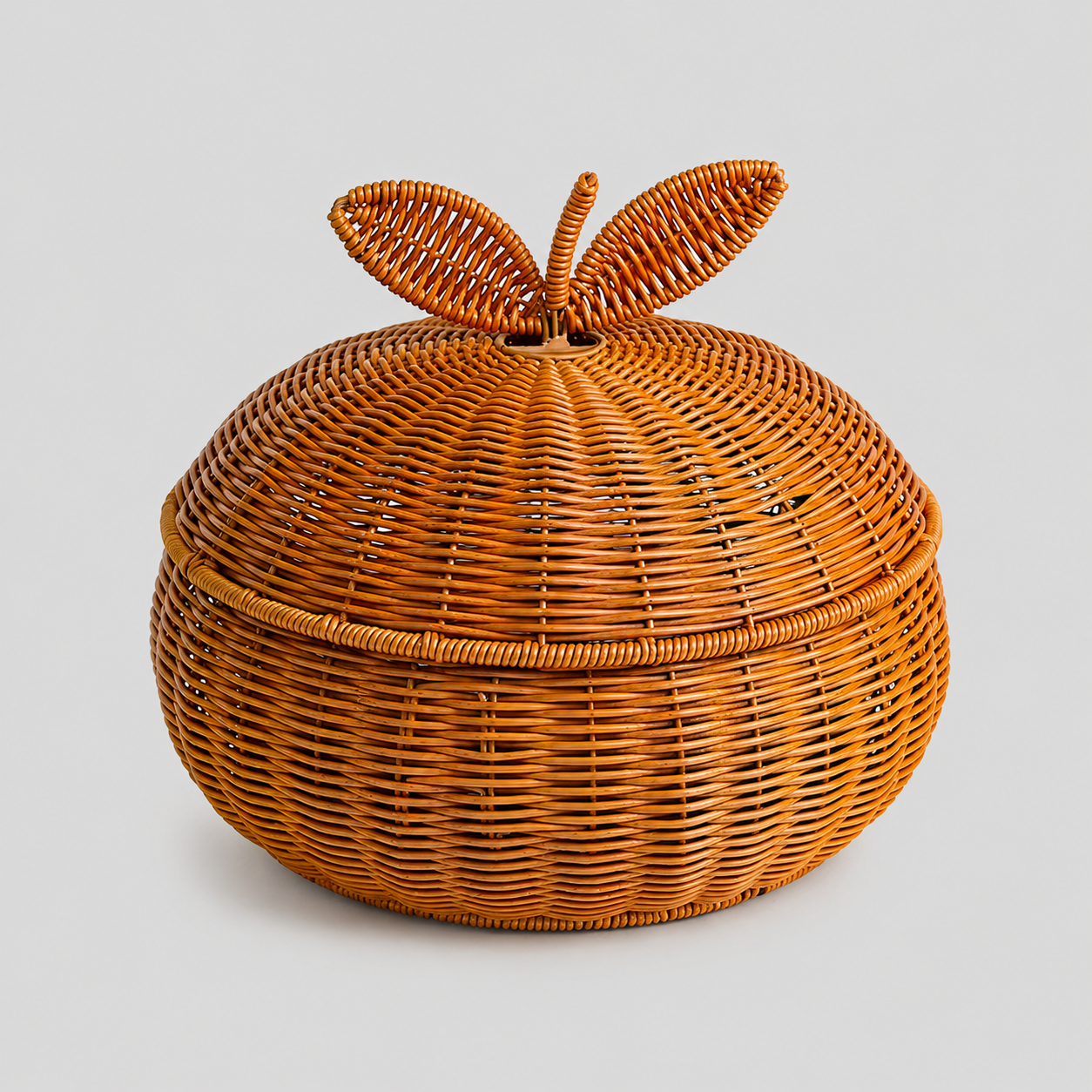 rattan storage baskets with lids product view
