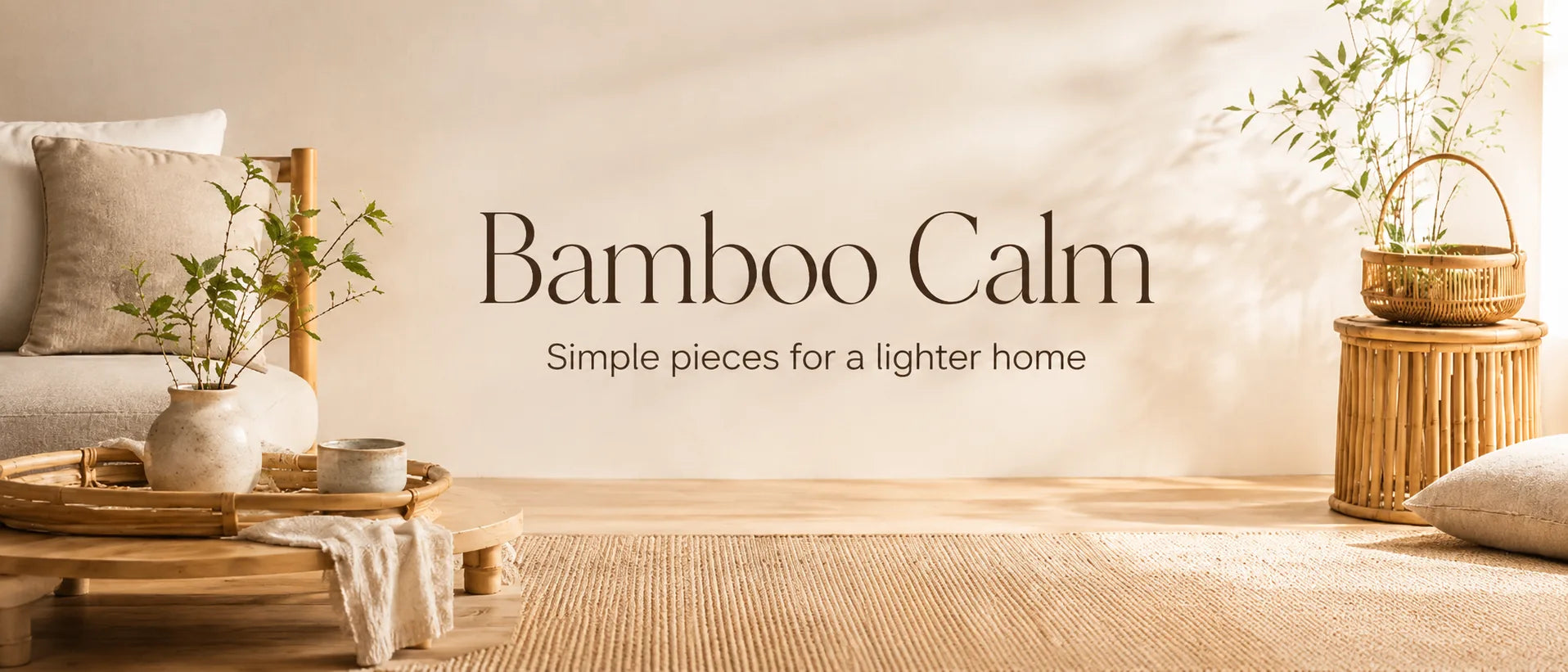 Warm natural home interior